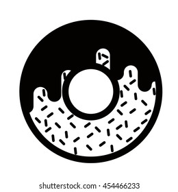 delicious donut isolated icon design, vector illustration  graphic 