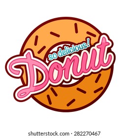Delicious Donut label