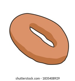 delicious donut snack vector design. bakery food for breakfast