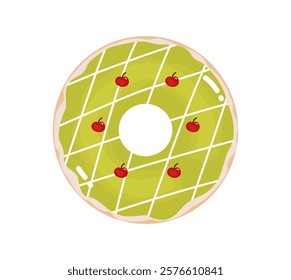 Delicious Donut with Sweet Sprinkles