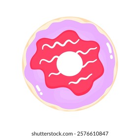 Delicious Donut with Sweet Sprinkles