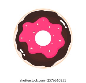 Delicious Donut with Sweet Sprinkles