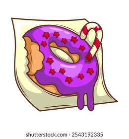 Deliciosa dout vetor mão desenhar ilustração