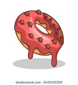 Köstliche Donut Vektorgrafik