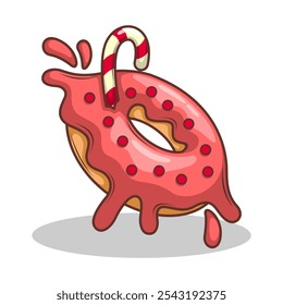 Köstliche Donut Vektorgrafik