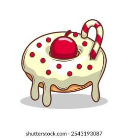 Köstliche Donut Vektorgrafik