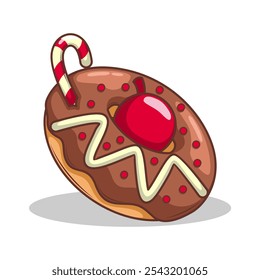 Köstliche Donut Vektorgrafik

