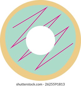 Delicious Donut Vector Illustration Set