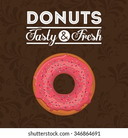 delicious donuts design, vector illustration eps10 graphic 