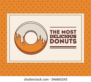 delicious donuts design, vector illustration eps10 graphic 