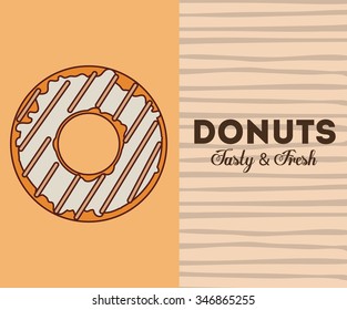 delicious donuts design, vector illustration eps10 graphic 