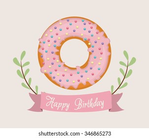 delicious donuts design, vector illustration eps10 graphic 
