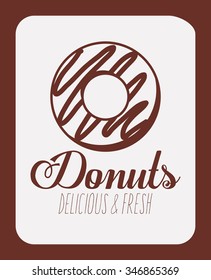 delicious donuts design, vector illustration eps10 graphic 