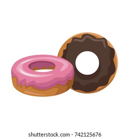 Delicious donuts dessert