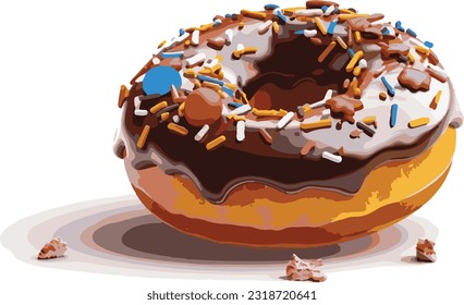 deliciosos y deliciosos donuts llenos de ingredientes