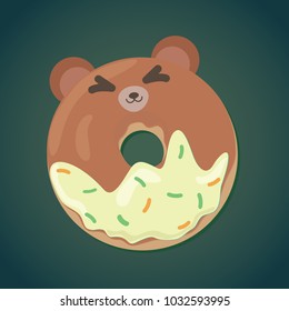 delicious donuts like a bear
