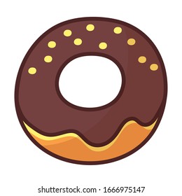 delicious donuts on white background vector illustration design