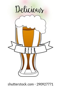 delicious drink design, vector illustration eps10 graphic 