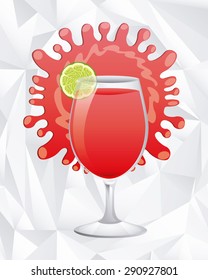 delicious drink design, vector illustration eps10 graphic 