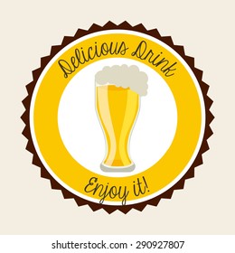 delicious drink design, vector illustration eps10 graphic 