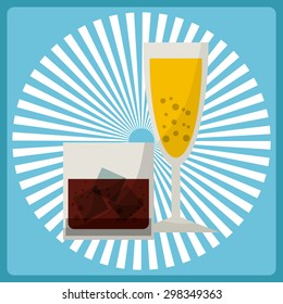 delicious drink design, vector illustration eps10 graphic 