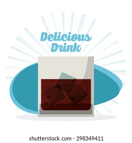 delicious drink design, vector illustration eps10 graphic 