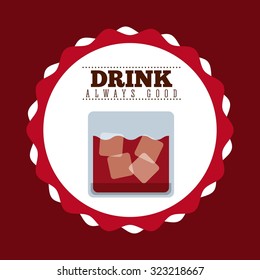 delicious drink design, vector illustration eps10 graphic 