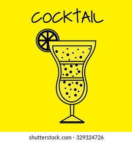 delicious drink design, vector illustration eps10 graphic 