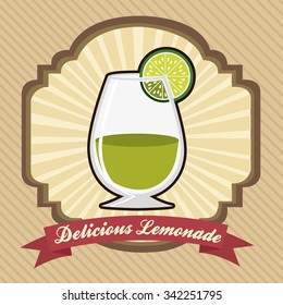 delicious drink design, vector illustration eps10 graphic 