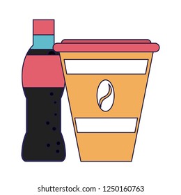 Delicious drinks concept