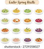 Delicious Easter Spring Risotto Dishes Collection