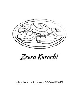 delicious and famous food of Halal food in outline design icon,vector illustration