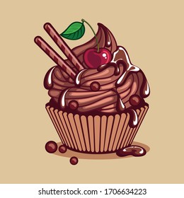 Delicious, fashionable, glamorous sweetness. Cupcake.