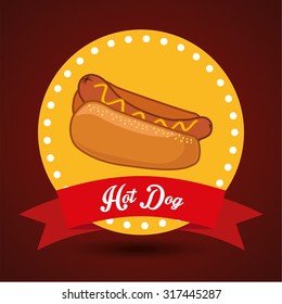 delicious fast food design, vector illustration eps10 graphic 
