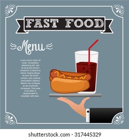delicious fast food design, vector illustration eps10 graphic 