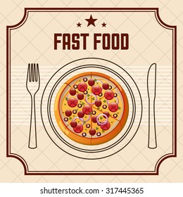 delicious fast food design, vector illustration eps10 graphic 