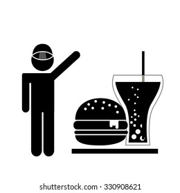 delicious fast food design, vector illustration eps10 graphic 