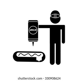 delicious fast food design, vector illustration eps10 graphic 