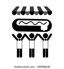 delicious fast food design, vector illustration eps10 graphic 