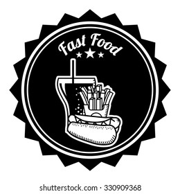 delicious fast food design, vector illustration eps10 graphic 
