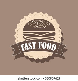 delicious fast food design, vector illustration eps10 graphic 