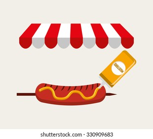 delicious fast food design, vector illustration eps10 graphic 