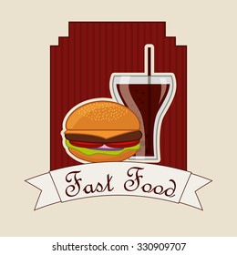 delicious fast food design, vector illustration eps10 graphic 