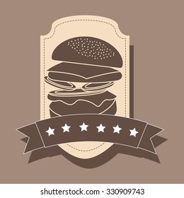 delicious fast food design, vector illustration eps10 graphic 