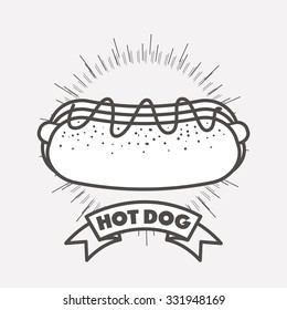 delicious fast food design, vector illustration eps10 graphic 