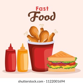 delicious fast food icons