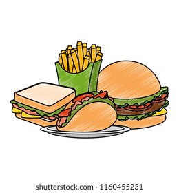 delicious fast food menu