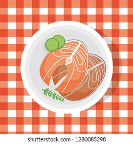 delicious food cartoon