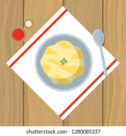 delicious food cartoon