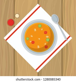 delicious food cartoon